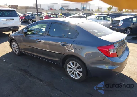 2012 Honda Civic Ex-L from USA, damaged, VIN 2HGFB2F98CH519515